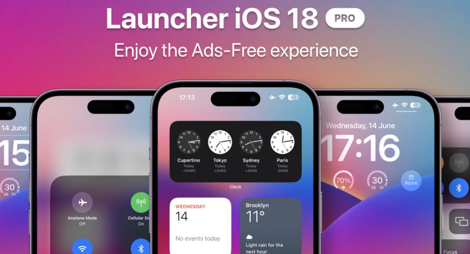 Launcher iOS 18 Pro